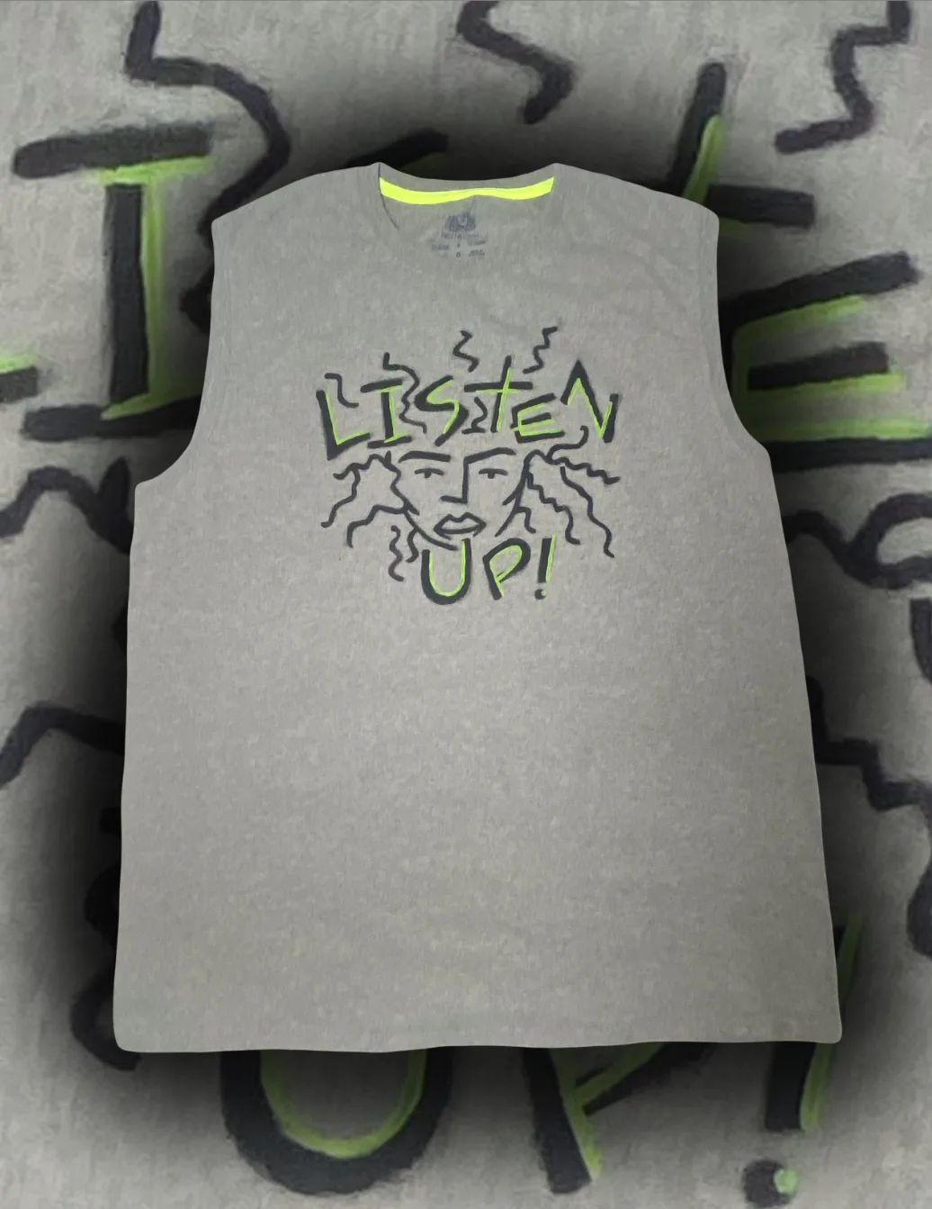 Listen Up! Muscle Tank