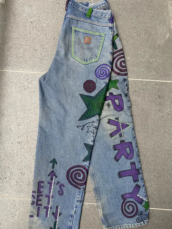 "Lit Crazy Party" Pants, Spring 2024