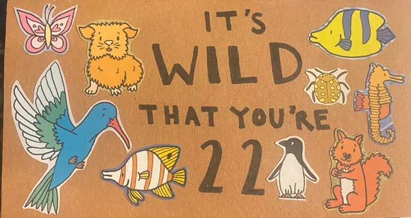 Animal Birthday Card, Summer 2023
