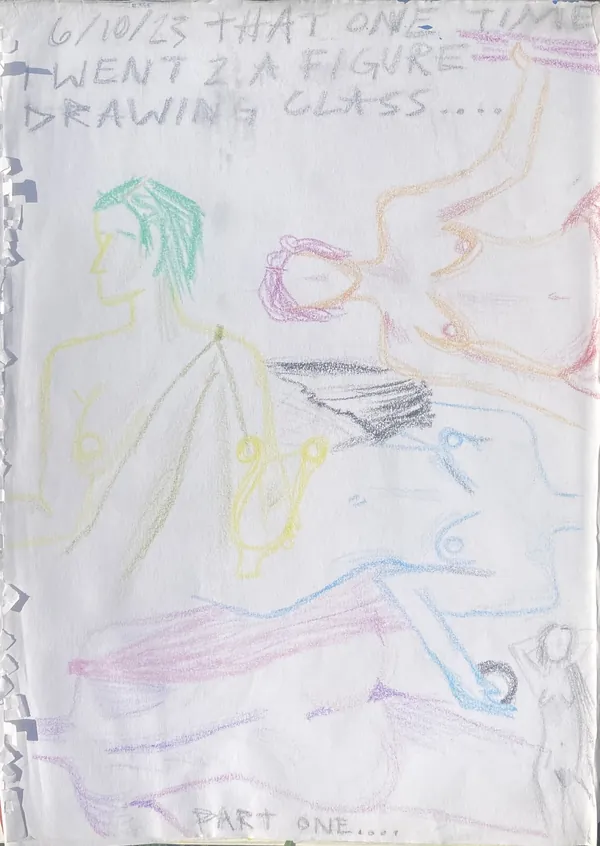 Live Figure Drawings, Summer 2023
